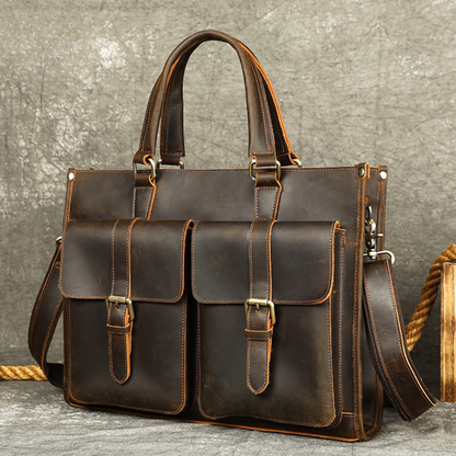 Bolsa Executiva em Couro Legítimo Verona