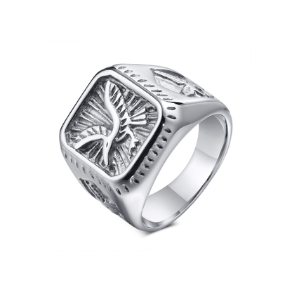 Anel Eagle Prata Inox