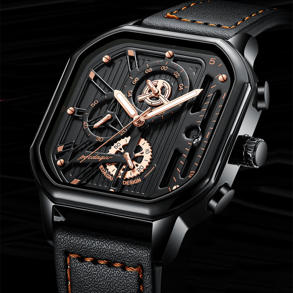 Relógio Poedagar Black Design