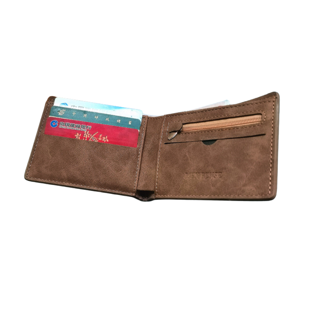 Carteira Masculina em Couro Basic