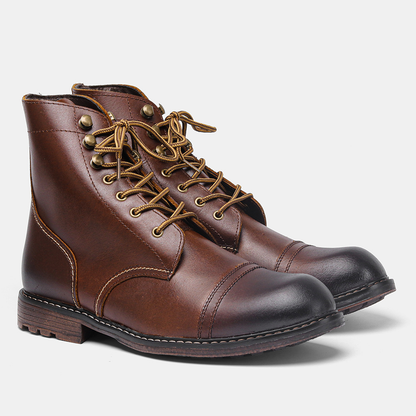 Bota Masculina em Couro Legítimo Tristan