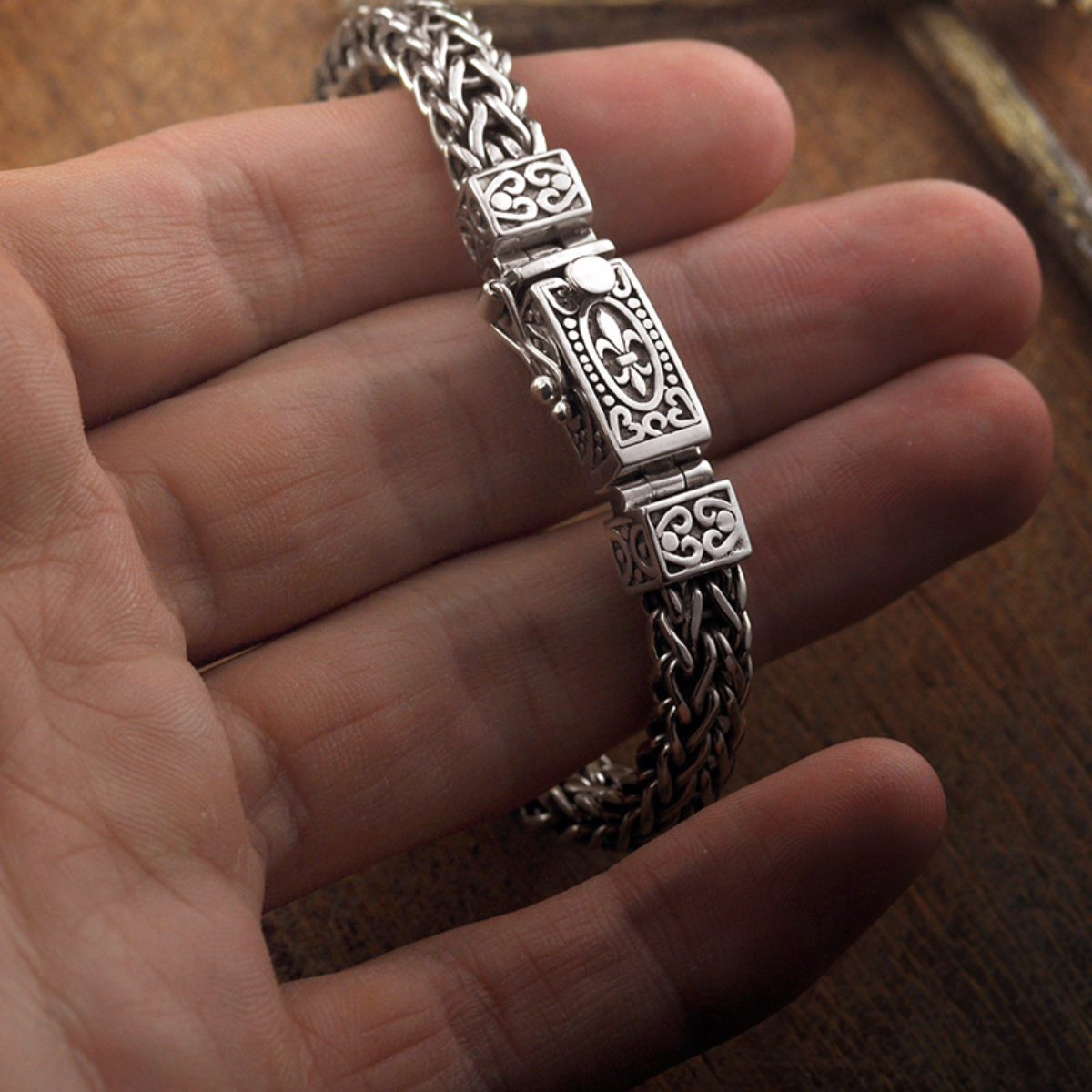 Pulseira Lotus Prata 925