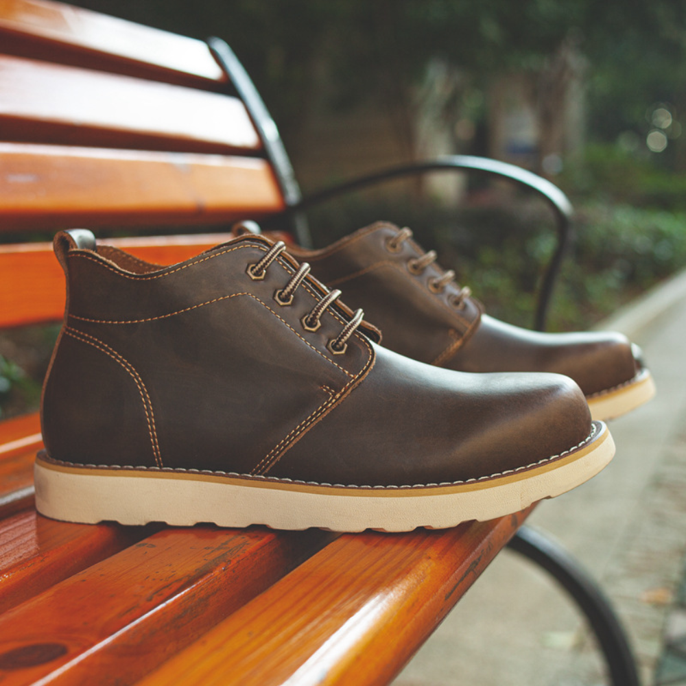 Bota Masculina em Couro Legítimo Wilfred
