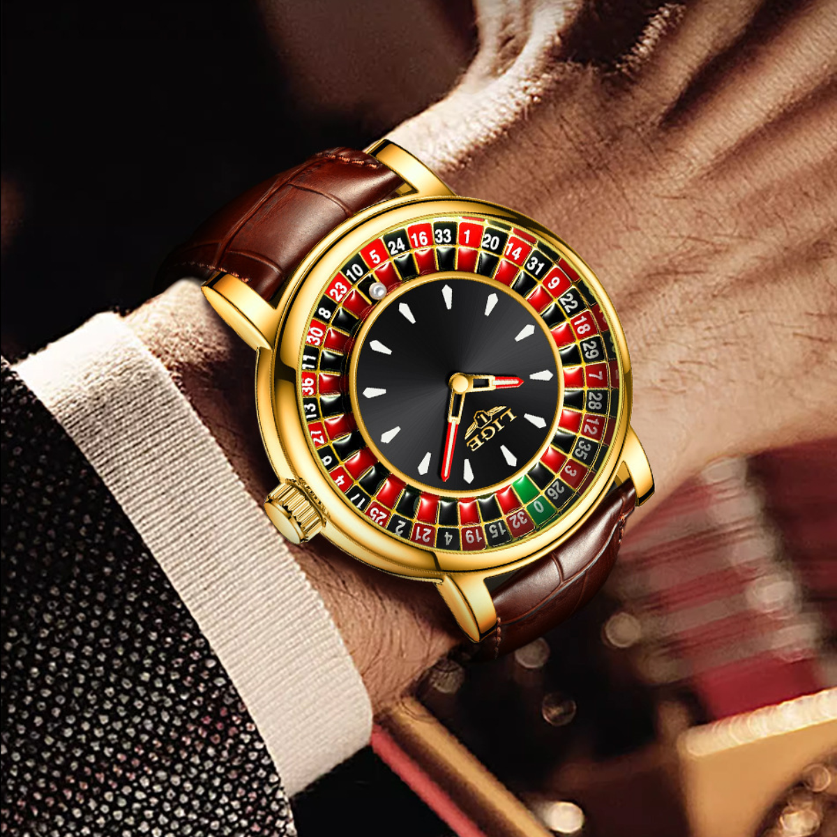 Relógio Lige Casino Design