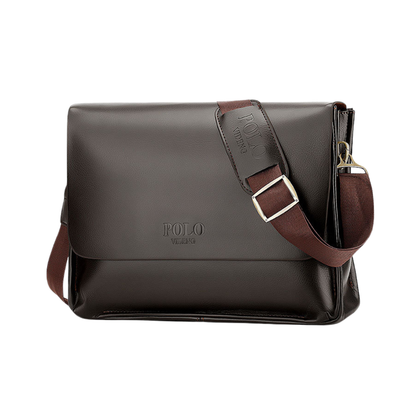 Bolsa Executiva Masculina em Couro Polo
