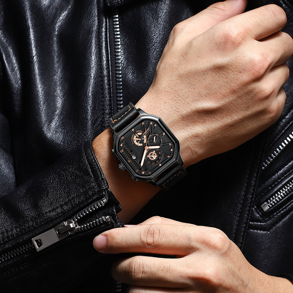 Relógio Poedagar Black Design