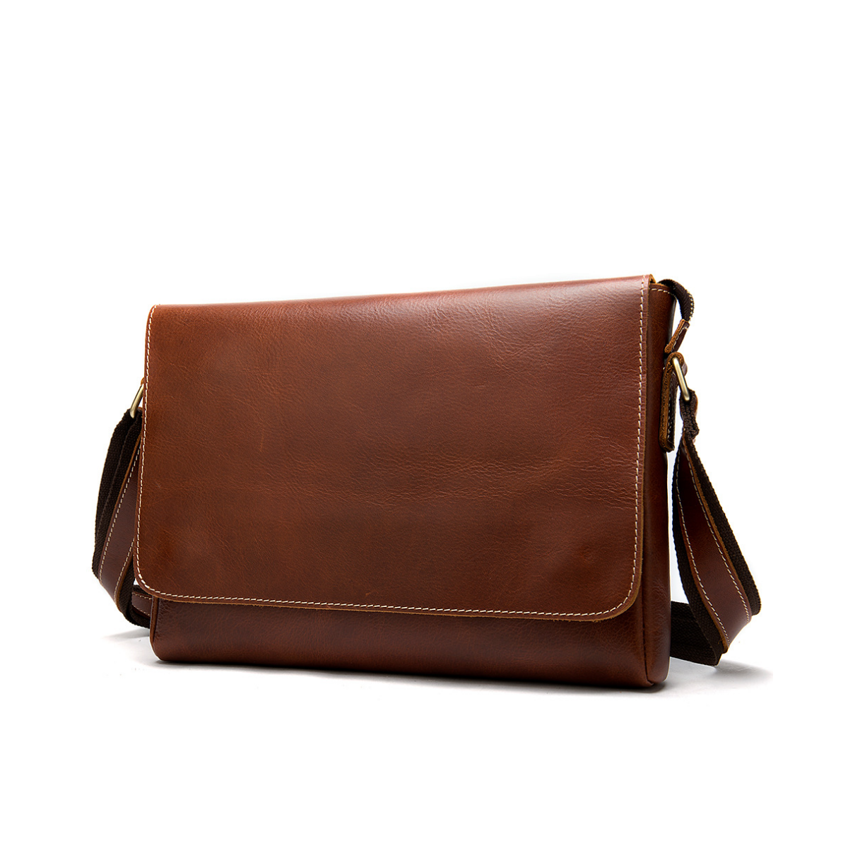 Bolsa Carteiro Masculina em Couro Legítimo Milwaukee