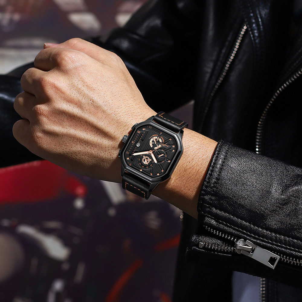 Relógio Poedagar Black Design