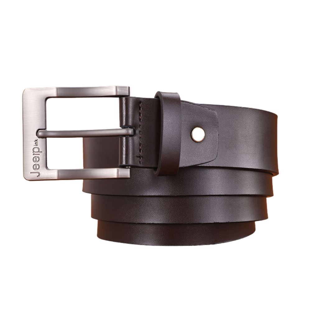 Cinto de Couro Casual - Jeep Ink