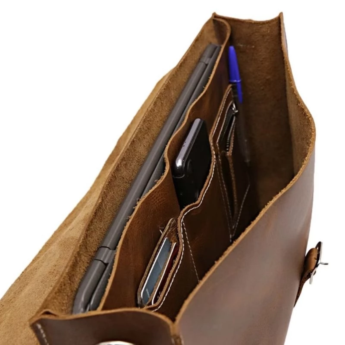 Bolsa Executiva Masculina em Couro Legítimo Daello