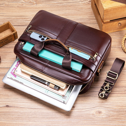 Bolsa Executiva em Couro Legítimo Aarhus