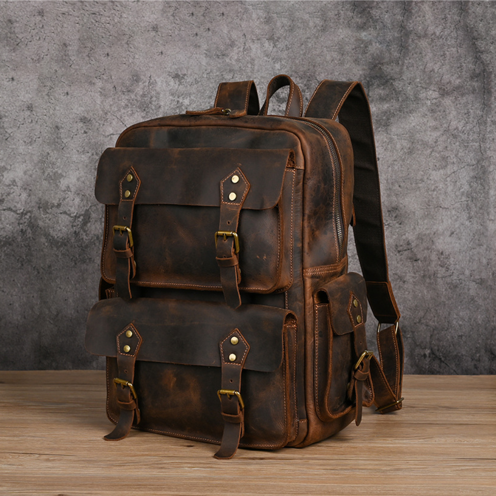 Mochila em Couro Legítimo Copenhagen