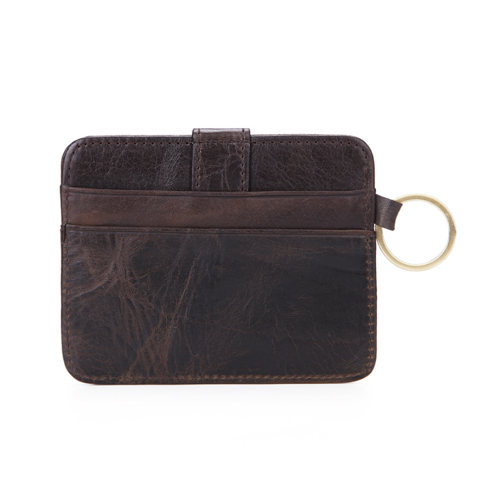 Porta Cartão de Couro Slim