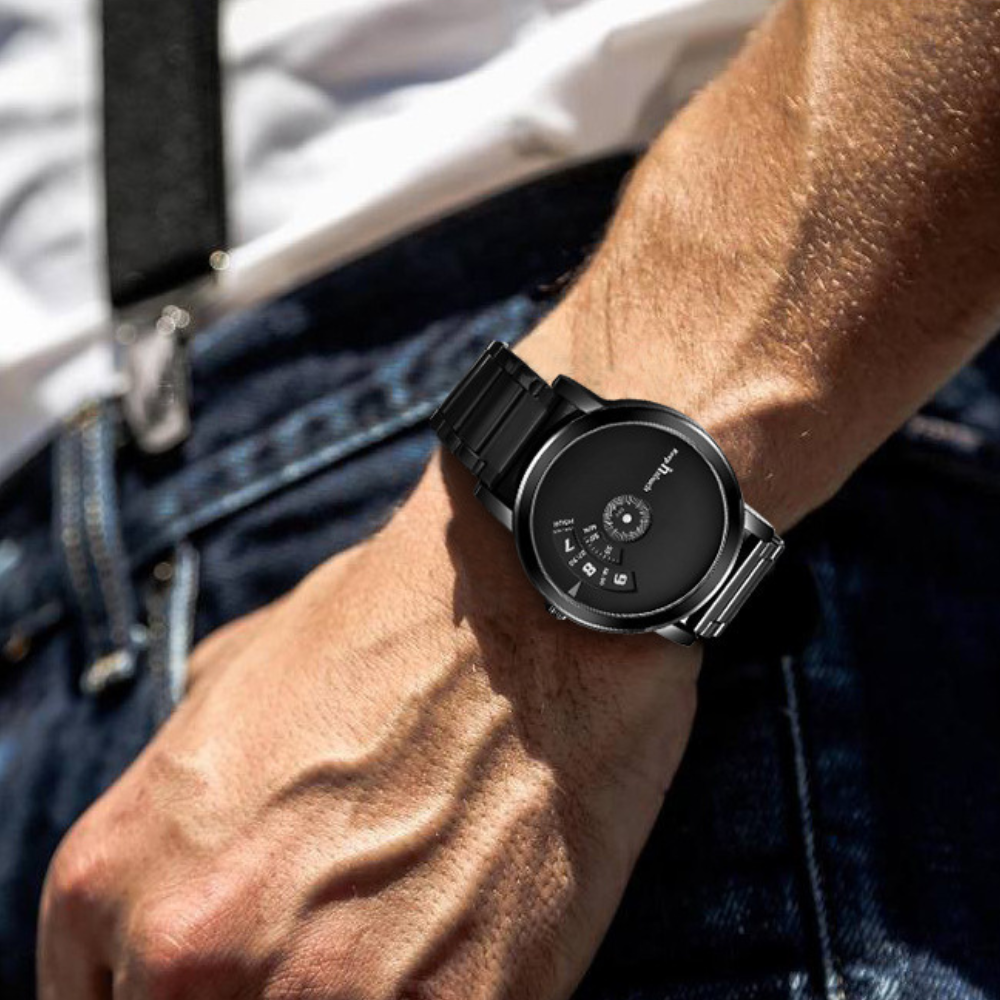 Relógio No Pointer Black em Inox