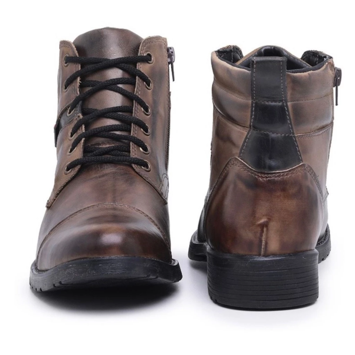 Bota Coturno Masculino em Couro Montieri