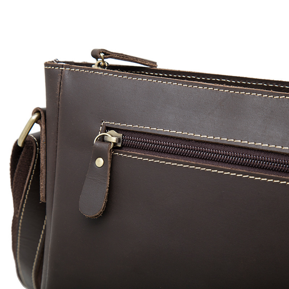 Bolsa Carteiro Masculina em Couro Legítimo Milwaukee