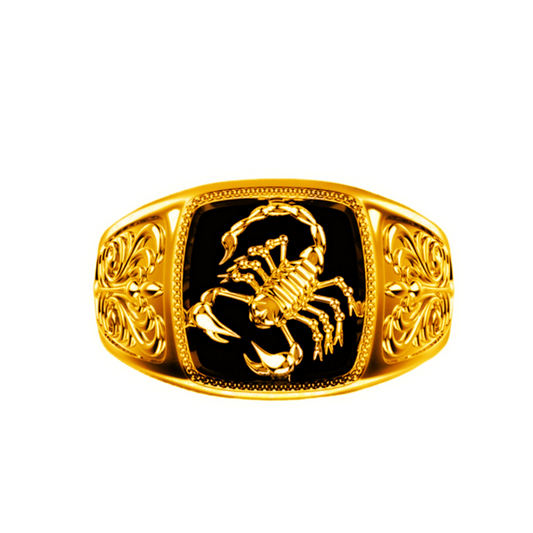 Anel Scorpion Ouro Inox