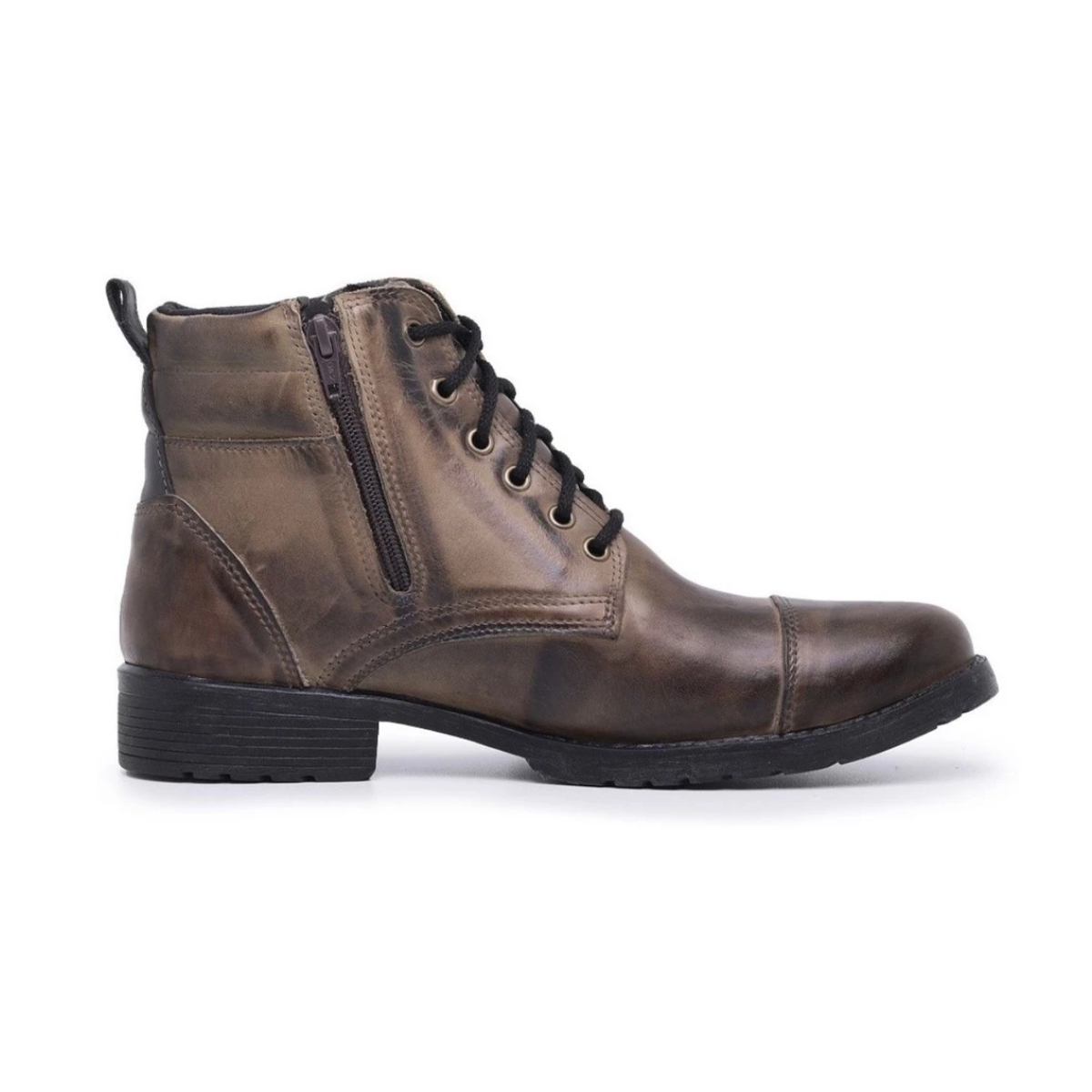 Bota Coturno Masculino em Couro Montieri