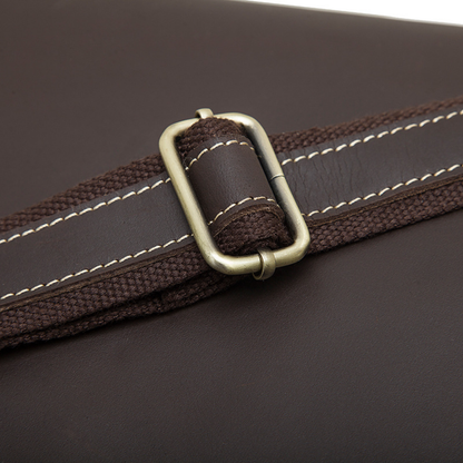 Bolsa Carteiro Masculina em Couro Legítimo Milwaukee