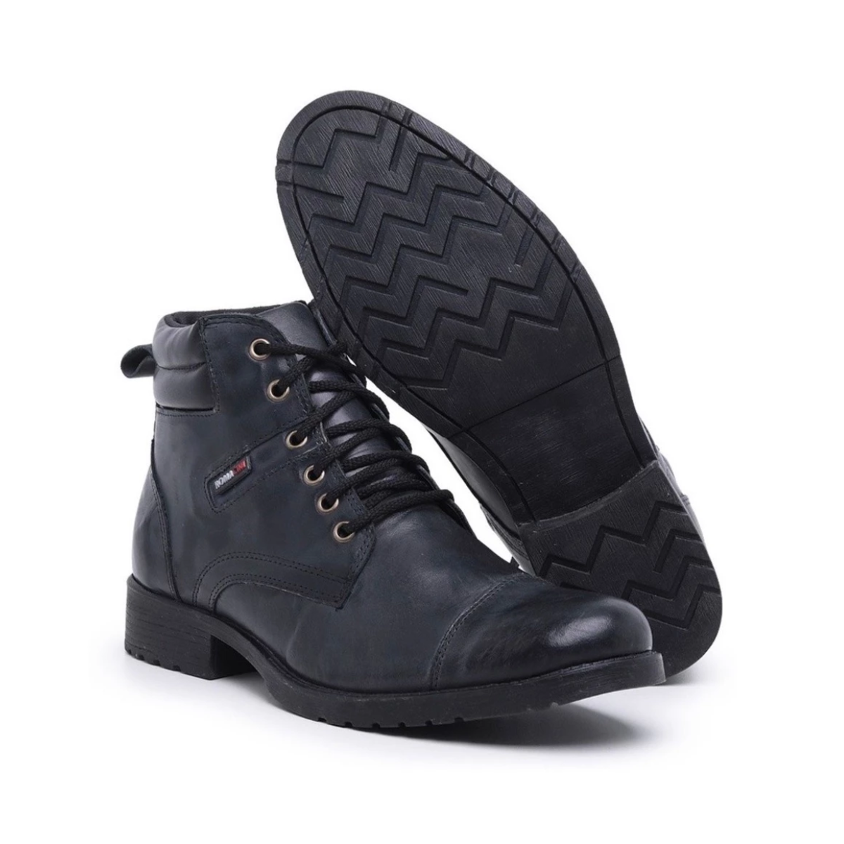 Bota Coturno Masculino em Couro Montieri