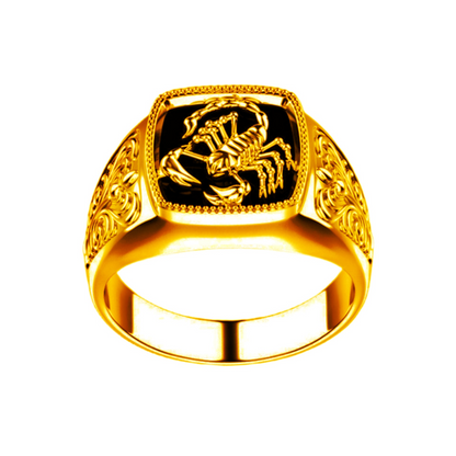 Anel Scorpion Ouro Inox