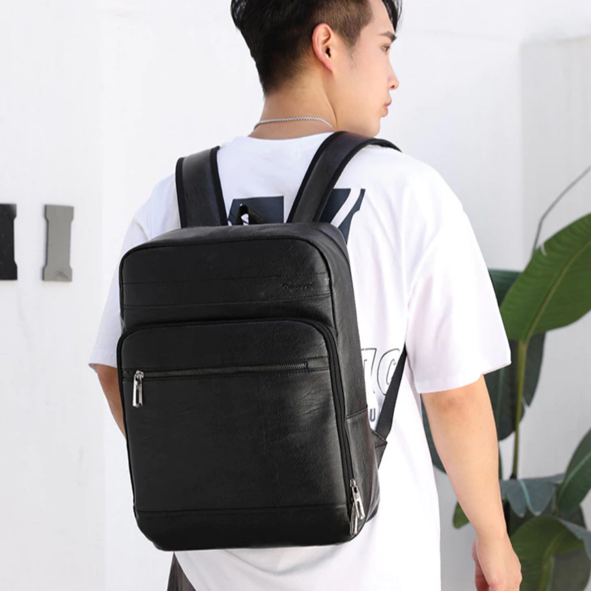 Mochila em Couro Frankfurt