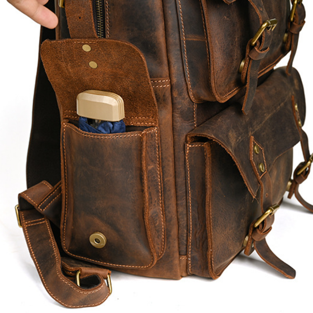 Mochila em Couro Legítimo Copenhagen
