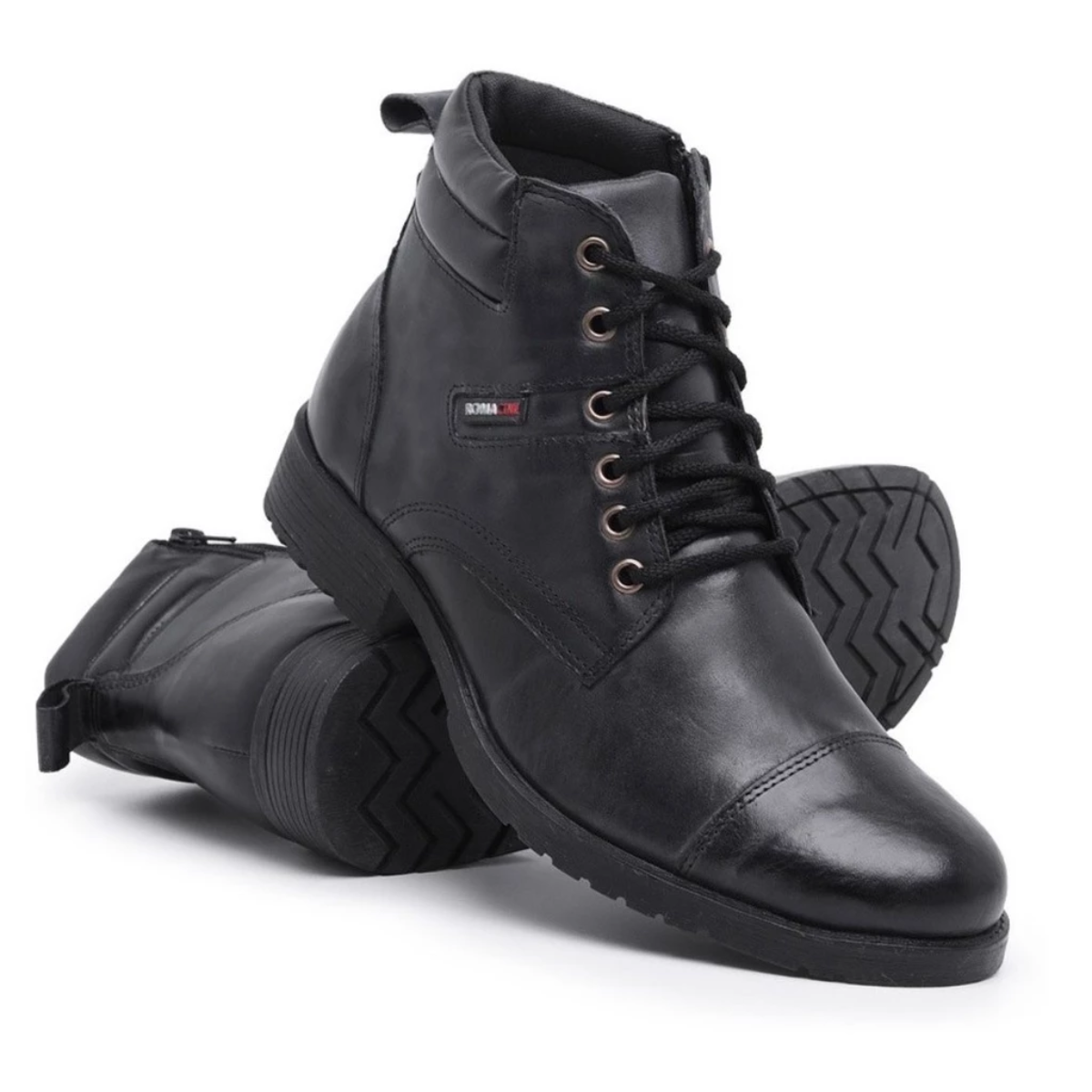 Bota Coturno Masculino em Couro Montieri