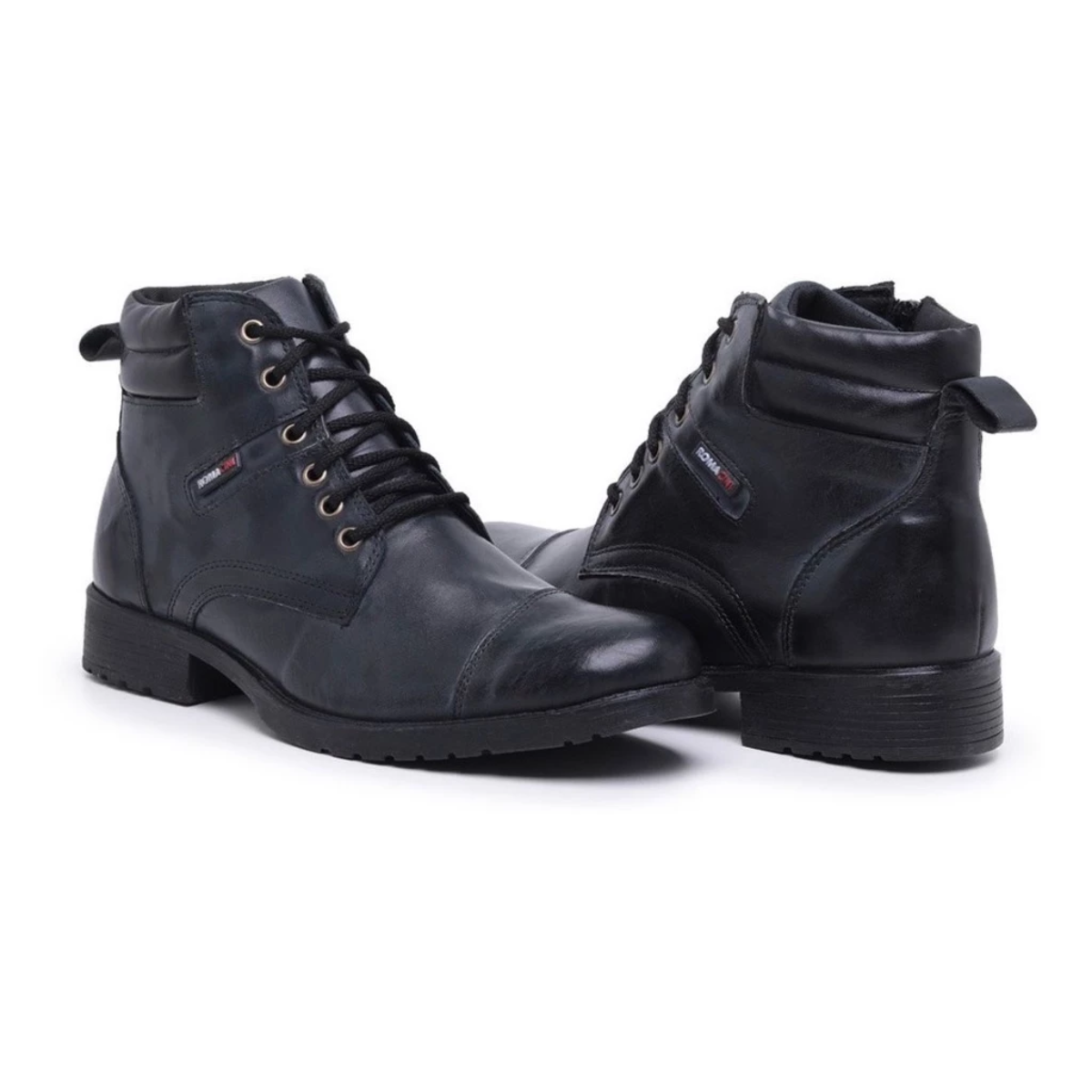 Bota Coturno Masculino em Couro Montieri