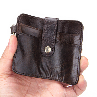Porta Cartão de Couro Slim