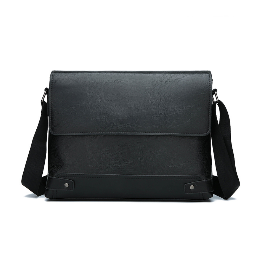 Bolsa Carteiro Transversal Masculina em Couro Firenze