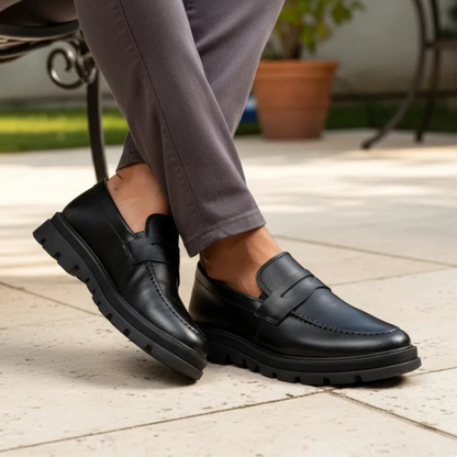 Mocassim Masculino Tratorado em Couro Hilbert