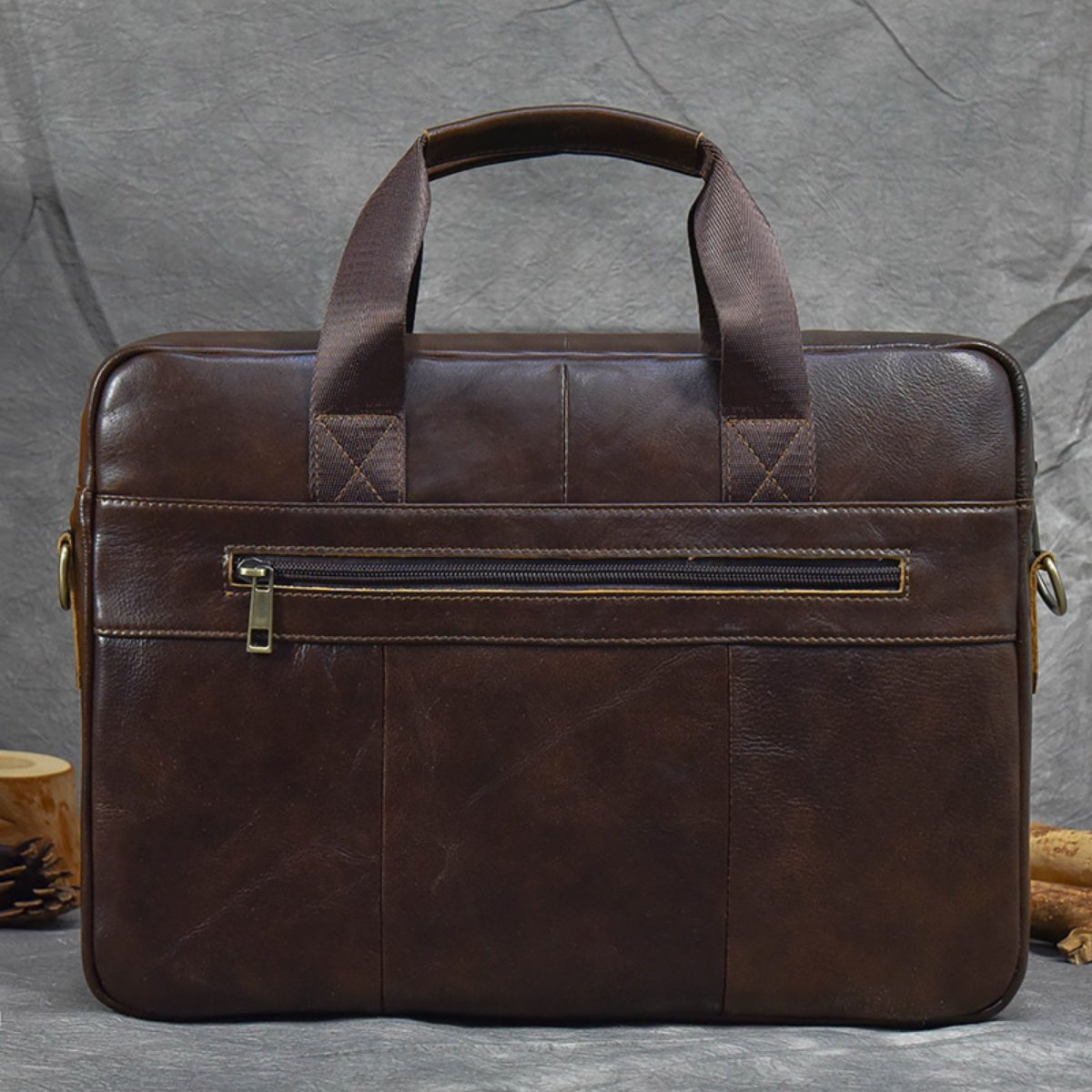 Bolsa Executiva em Couro Legítimo Bergen