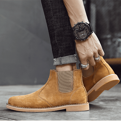 Bota de Camurça Rochester Caramelo