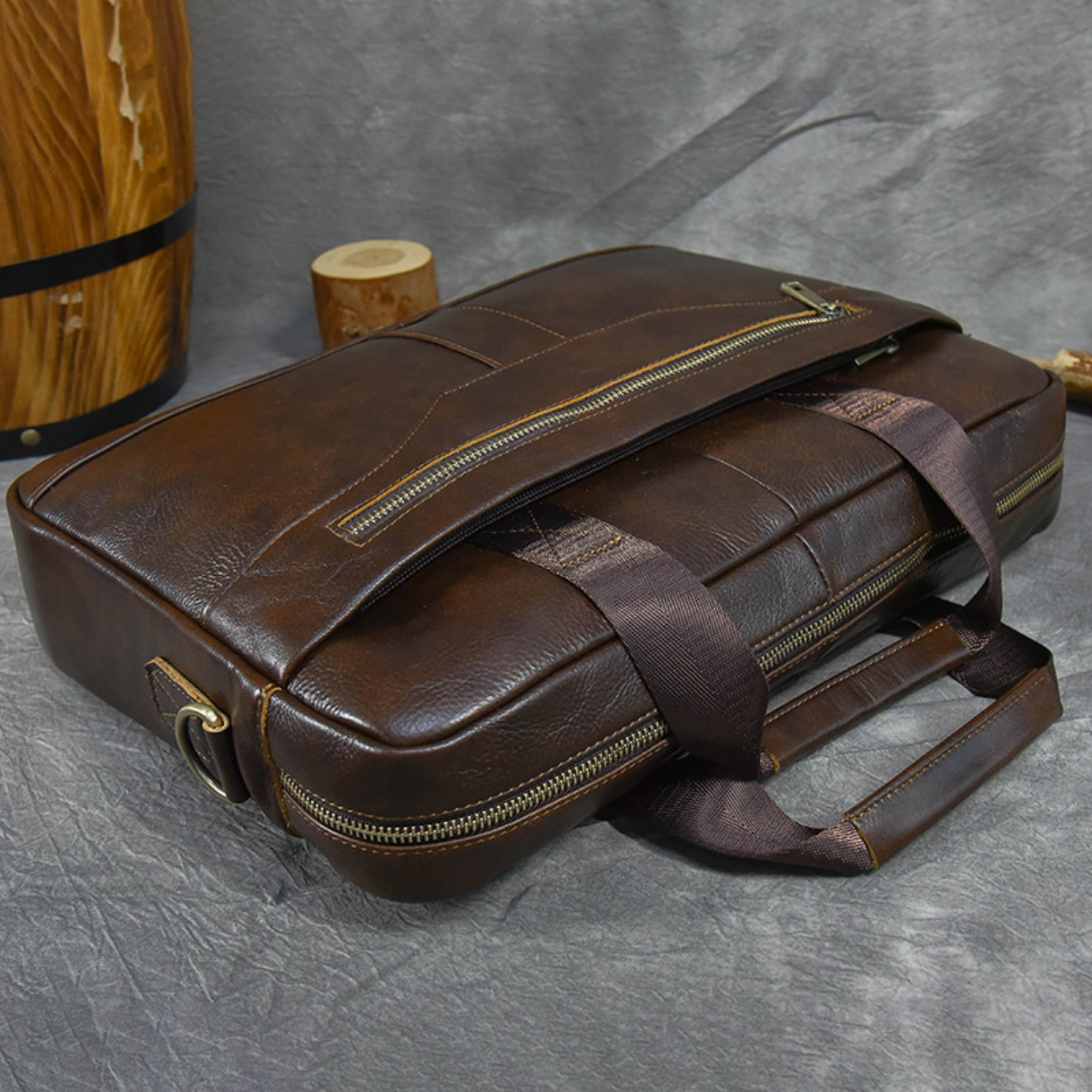 Bolsa Executiva em Couro Legítimo Bergen
