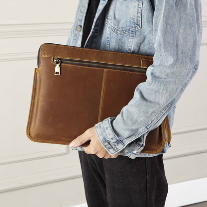 Bolsa para Notebook em Couro Osaka