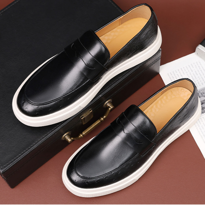 Mocassim Masculino em Couro Montclair