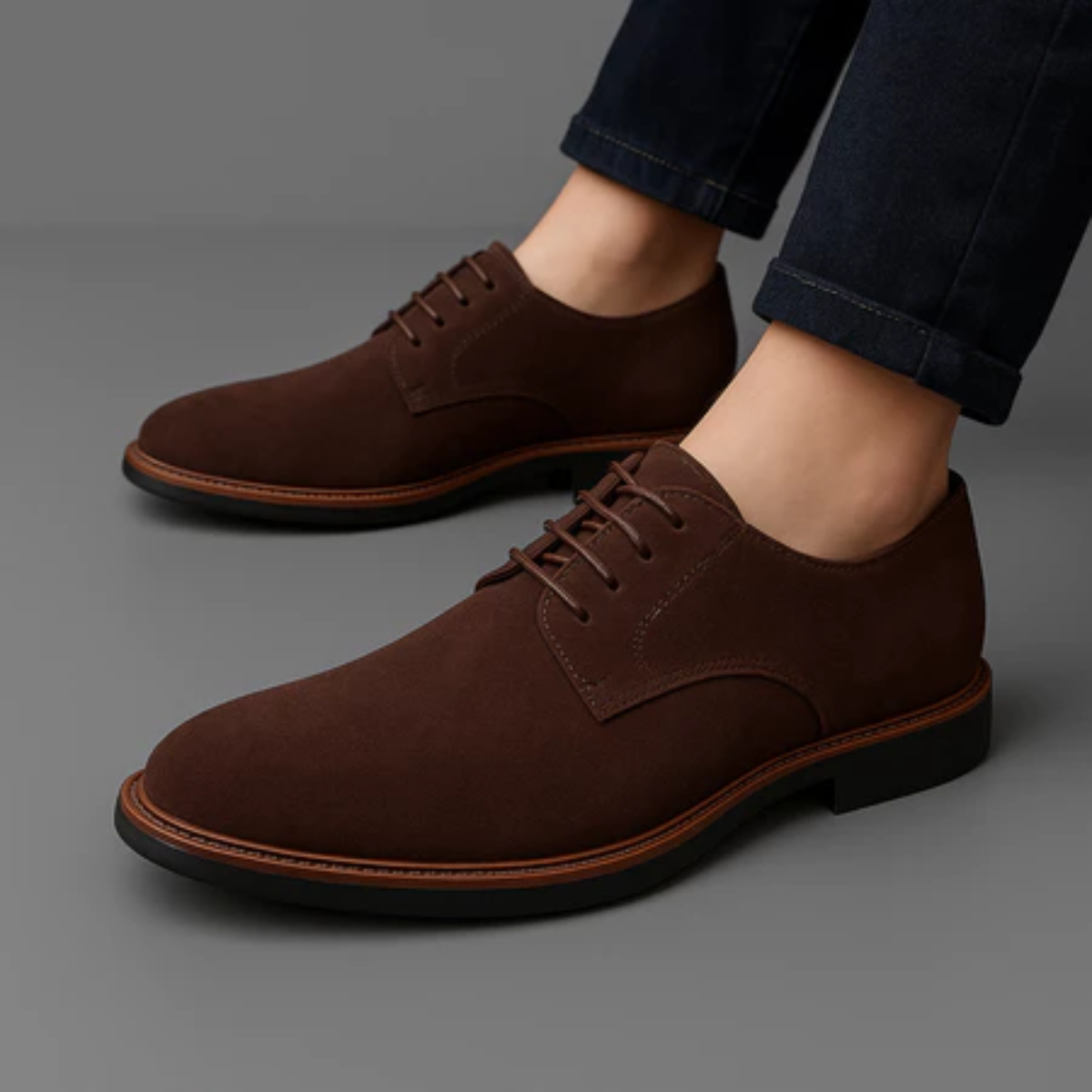 Kit Sapato Oxford Rushmore em Couro + Cinto e Carteira de Brinde