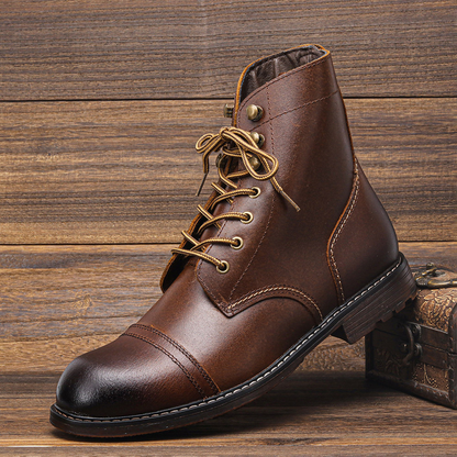 Bota Masculina em Couro Legítimo Tristan