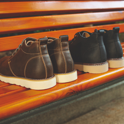 Bota Masculina em Couro Wilfred – Estilo Rústico