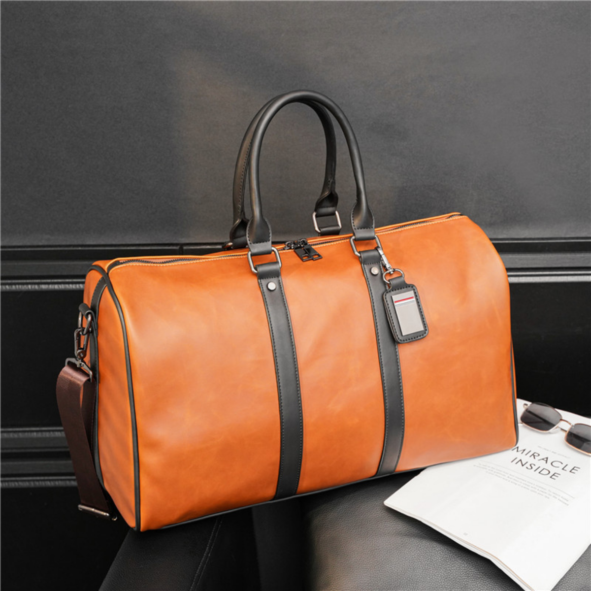Bolsa de Viagem em Couro Turim