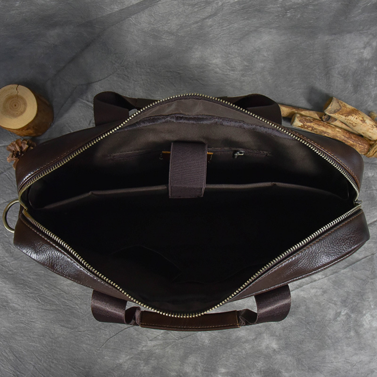 Bolsa Executiva em Couro Legítimo Bergen