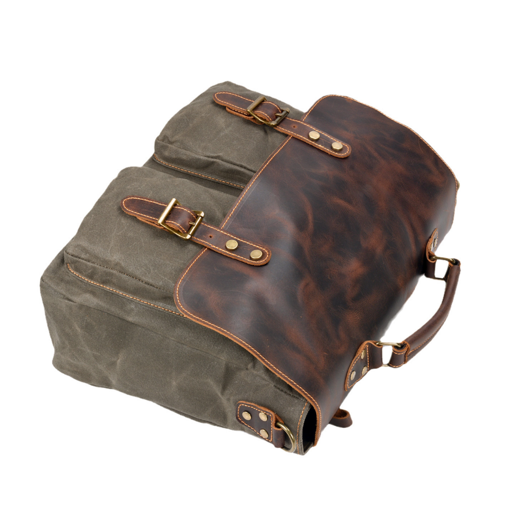 Bolsa Executiva Masculina em Lona e Couro Legítimo Seattle