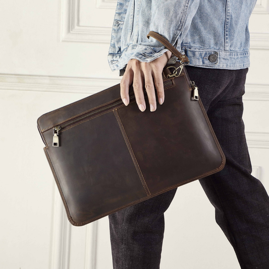 Bolsa para Notebook em Couro Osaka