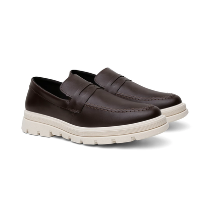Mocassim Masculino Tratorado em Couro Hilbert