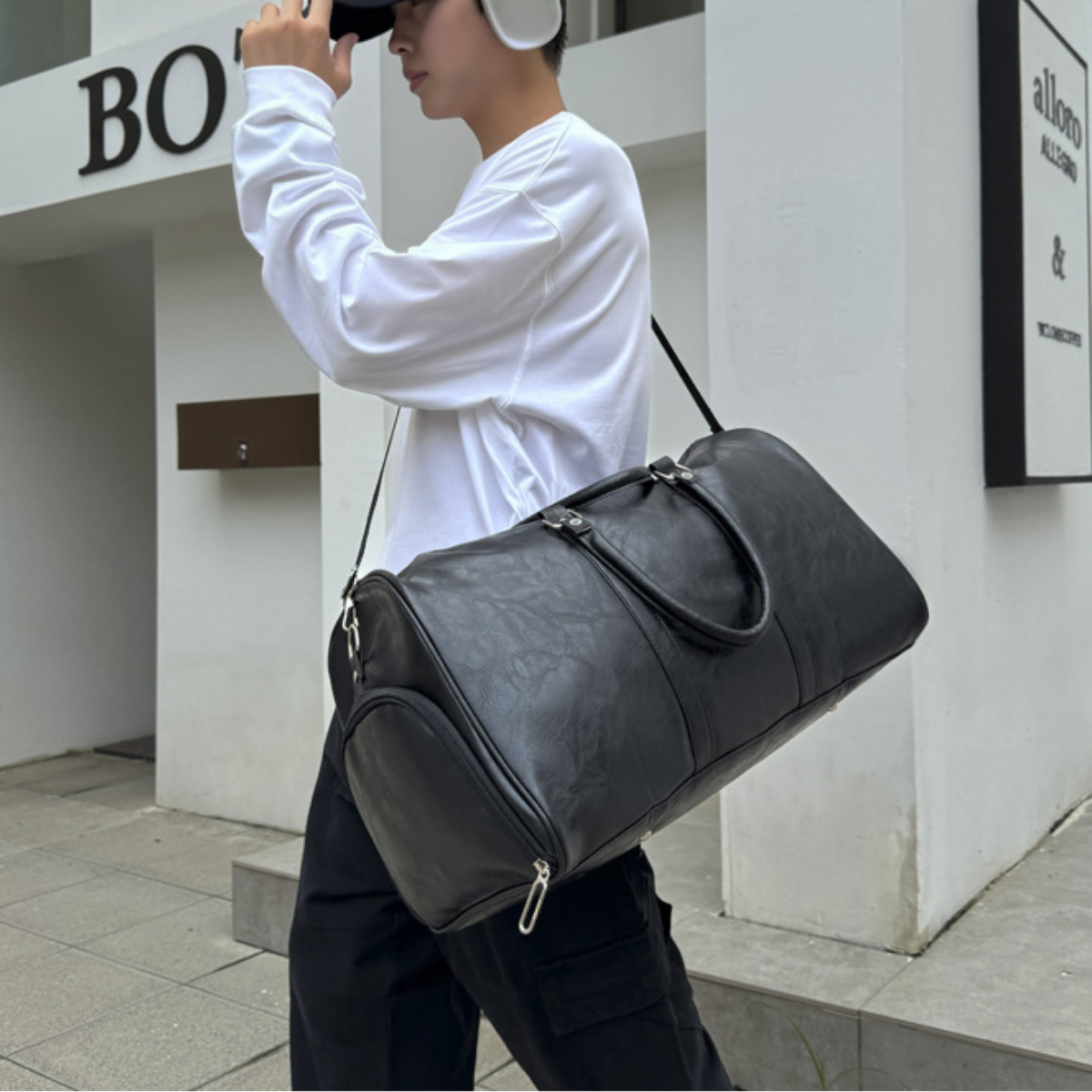 Bolsa de Viagem em Couro Florença