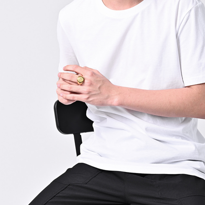 Anel Arcanjos Ouro Inox