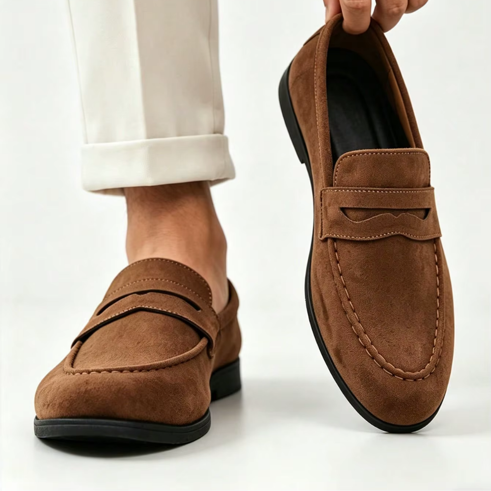 Mocassim Masculino em Suede Hassan