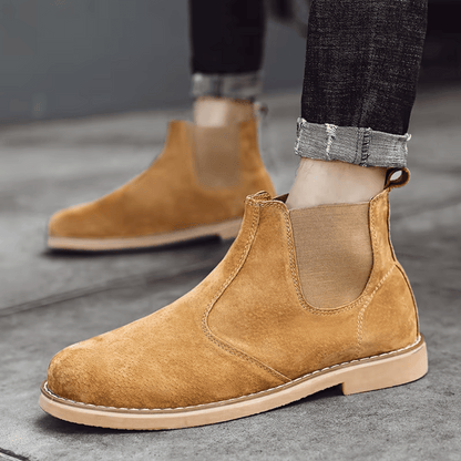 Bota de Camurça Rochester Caramelo