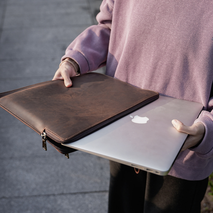 Bolsa para Notebook em Couro Osaka